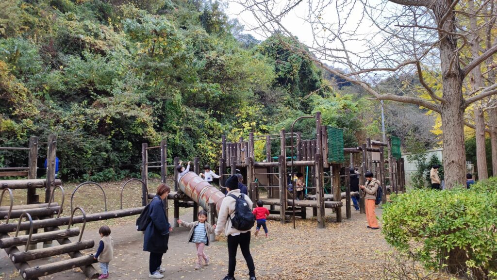 南郷上ノ山公園の複合遊具を撮影した写真