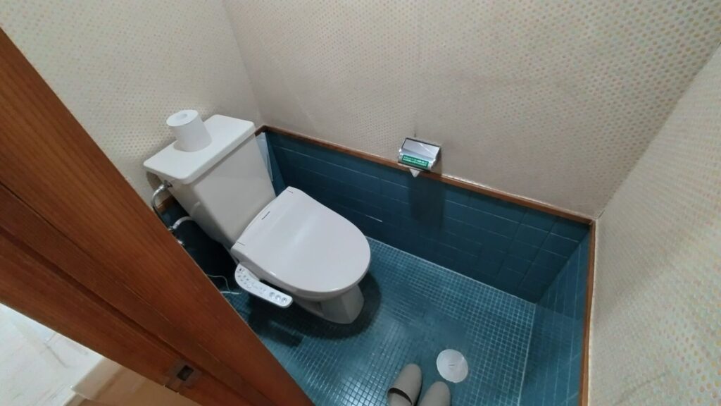 大東館の部屋のトイレを撮影した写真